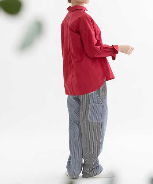 nop de nod(ノップドゥノッド)の「ヒッコリーmiscペインターパンツ(その他パンツ・レディース・ネイビー・M)」の14枚目の写真