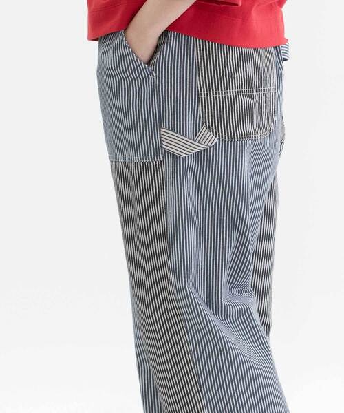 nop de nod(ノップドゥノッド)の「ヒッコリーmiscペインターパンツ(その他パンツ・レディース・ネイビー・M)」の10枚目の写真