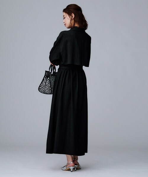 セール】【前開きボタン/ベルト付/羽織シャツ/】2WAYトレンチ風