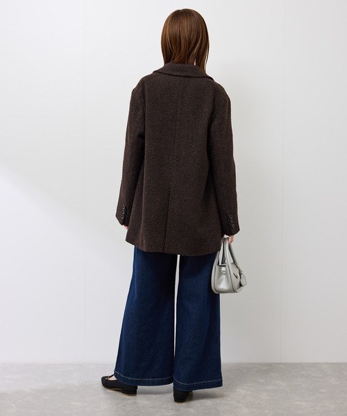 ROPE' PICNIC（ロペピクニック）の「ネップツイードテーラードジャコット（テーラードジャケット・レディース・ブラウン系その他/ブラック系その他・FREE）」の15枚目の写真