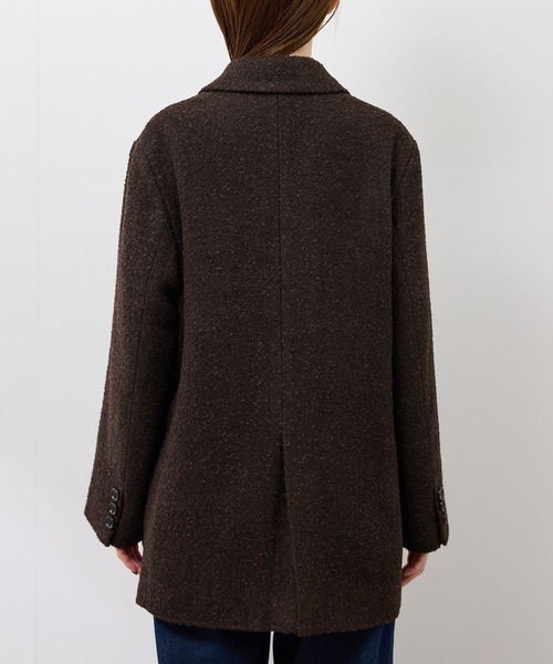 セール】ネップツイードテーラードジャコット（テーラードジャケット