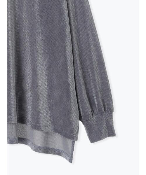 sm2rhythm（サマンサモスモスリズム）の「シアーベロアプルオーバー（Tシャツ/カットソー・レディース・ブラウン/グレー/ブラック・F）」の7枚目の写真