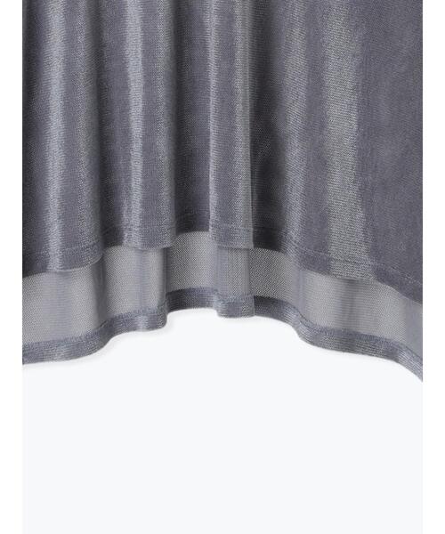 sm2rhythm（サマンサモスモスリズム）の「シアーベロアプルオーバー（Tシャツ/カットソー・レディース・ブラウン/グレー/ブラック・F）」の8枚目の写真