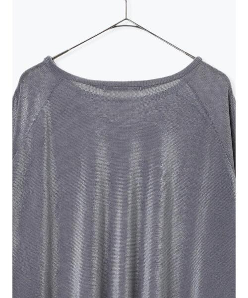 sm2rhythm（サマンサモスモスリズム）の「シアーベロアプルオーバー（Tシャツ/カットソー・レディース・ブラウン/グレー/ブラック・F）」の9枚目の写真