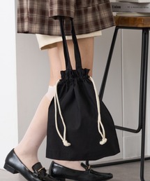 SETUP7（セットアップセブン）の「【SETUP7】厚手コットンガゼット巾着トート（M） TR-0871 TRW（ハンドバッグ）」