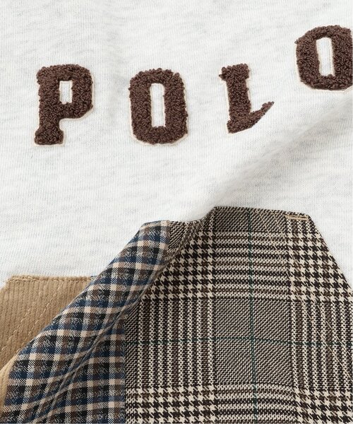 petit main(プティマイン)の「【POLO BCS】パッチワークパーカー(パーカー・キッズ・ネイビー/ホワイト系その他・90cm/80cm/130cm/120cm/100cm/110cm)」の10枚目の写真
