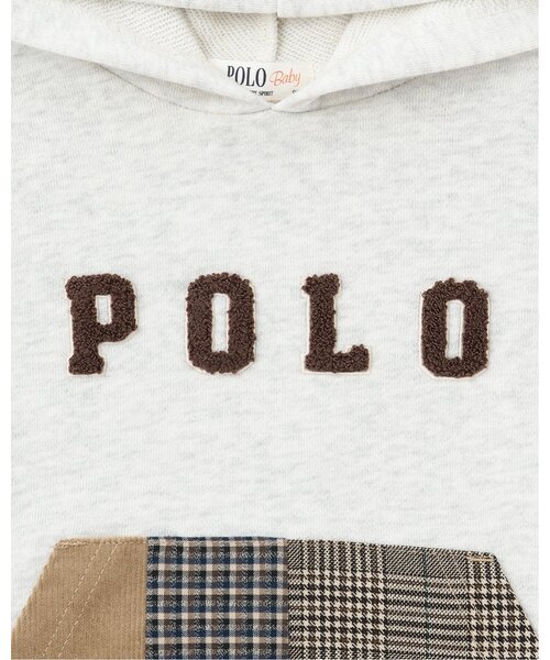 petit main(プティマイン)の「【POLO BCS】パッチワークパーカー(パーカー・キッズ・ネイビー/ホワイト系その他・90cm/80cm/130cm/120cm/100cm/110cm)」の15枚目の写真
