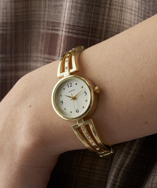 セール】【MAGASIN DE MODE Chou Chou】ストーンバングルウォッチ