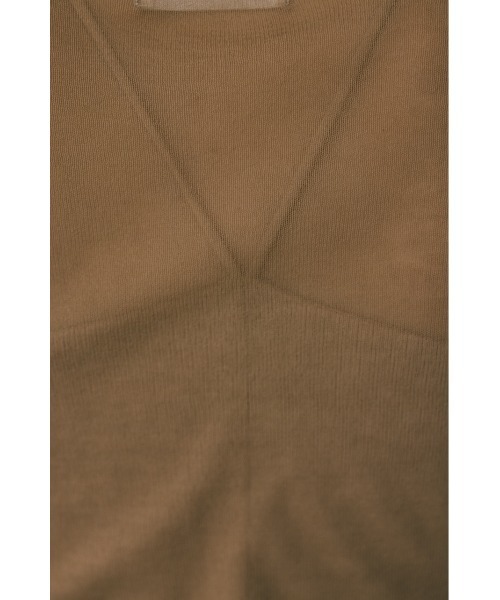 シアースキンニットトップ 秋服（Tシャツ/カットソー