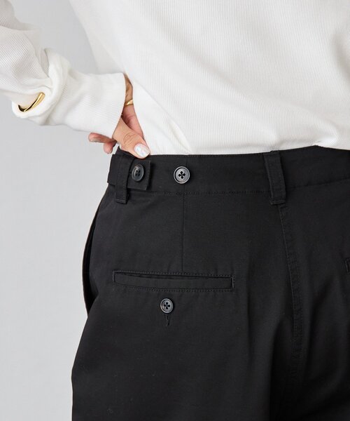 RIVE DROITE(リヴドロワ)の「【MONN.:.(モン)】コットンチノパンツ(チノパンツ・レディース・ブラック/ベージュ・38/36)」の9枚目の写真