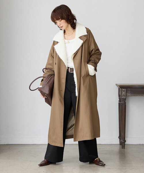 RIVE DROITE(リヴドロワ)の「【MONN.:.(モン)】コットンチノパンツ(チノパンツ・レディース・ブラック/ベージュ・38/36)」の15枚目の写真