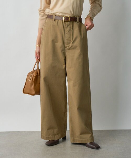 RIVE DROITE(リヴドロワ)の「【MONN.:.(モン)】コットンチノパンツ(チノパンツ・レディース・ブラック/ベージュ・38/36)」の21枚目の写真