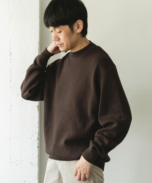 セール】『一部WEB限定カラー』コットンウール クルーネックニット