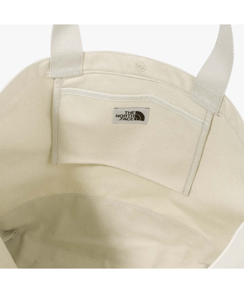 THE NORTH FACE（ザノースフェイス）の「国内未発売 THE NORTH FACE(ザ ノース フェイス)/バッグ/トートバッグ/ ショルダーバッグ / BLOCK CANVAS BAGブロックキャンバスバッグ（トートバッグ・レディース・ブラック/クリーム・FREE）」の8枚目の写真