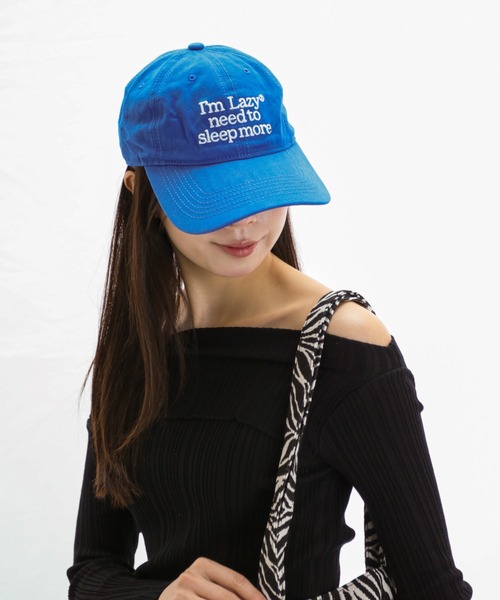 gossip！ロサンゼルス（ゴシップロサンゼルス）の「レトロロゴキャップ A（キャップ・レディース・バーガンディー/ブラウン/ネイビー/ブルー/ブラック・FREE）」の5枚目の写真