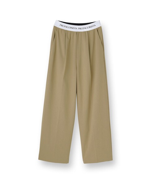 UNTITLED(アンタイトル)の「【PROTAGPNISTA】QUICK DRY WAIST LOGO PANTS(その他パンツ・レディース・ブラウン系その他/ベージュ・02)」の4枚目の写真