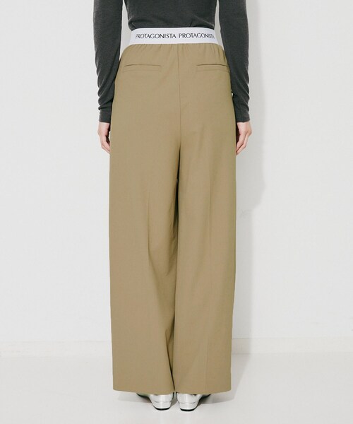 UNTITLED(アンタイトル)の「【PROTAGPNISTA】QUICK DRY WAIST LOGO PANTS(その他パンツ・レディース・ブラウン系その他/ベージュ・02)」の15枚目の写真