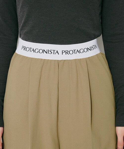 UNTITLED(アンタイトル)の「【PROTAGPNISTA】QUICK DRY WAIST LOGO PANTS(その他パンツ・レディース・ブラウン系その他/ベージュ・02)」の16枚目の写真