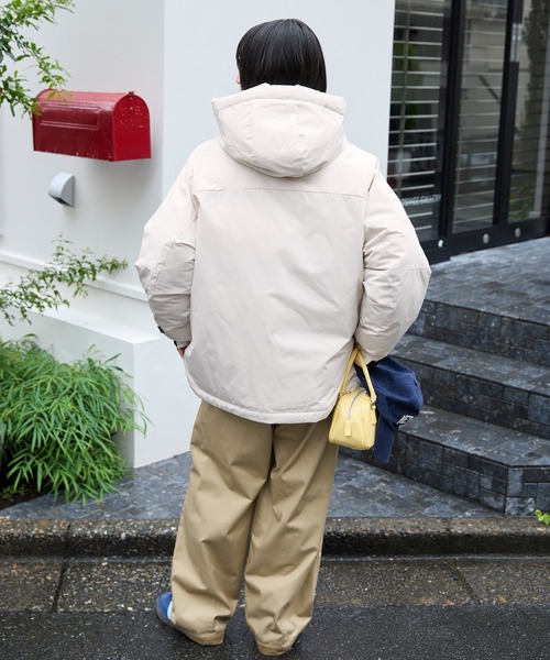 ブルゾン すが様 マルチファンクショナル ビッグシルエット ドローコード フード