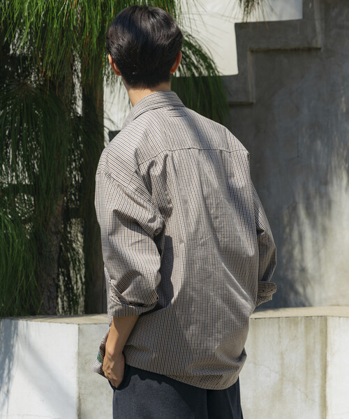 Foxfire（フォックスファイヤー）の「Foxfire/フォックスファイヤー 別注 フィッシングポケット ロングスリーブ チェックシャツ/カモ柄（シャツ/ブラウス・メンズ・カモフラージュ/ネイビー/ベージュ/グリーン/グレー・MEDIUM/LARGE）」の19枚目の写真