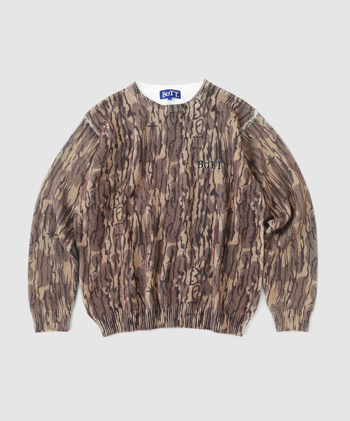 BoTT / ボット Camo Printed Knit（ニット/セーター）｜BOTT（ボット