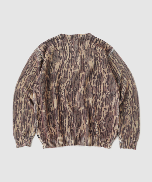 トップス BOTT CAMO PRINTED KNIT CAMO PRINTED KNIT｜BOTT｜TOPS（トップス）｜【公式通販 UNION TOKYO