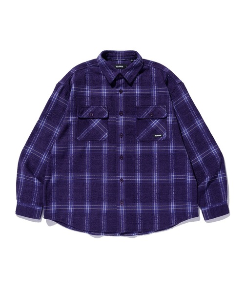 URBAN PLAID L/S SHIRT（シャツ/ブラウス）｜XLARGE（エクストララージ