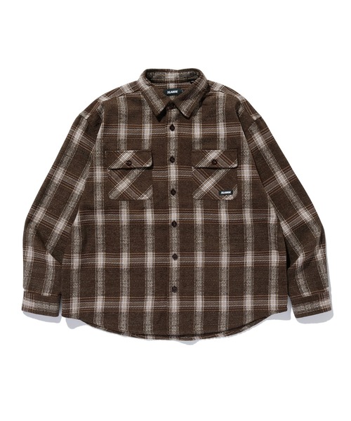 URBAN PLAID L/S SHIRT（シャツ/ブラウス）｜XLARGE（エクストララージ