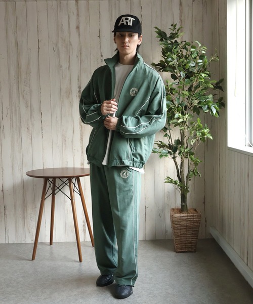 KANGOL(カンゴール)の「【KANGOL/カンゴール】ピーチスキン パイピング トラックパンツ(その他パンツ・メンズ・ブラウン/ブラック/グリーン/ネイビー・M/XL/L)」の10枚目の写真