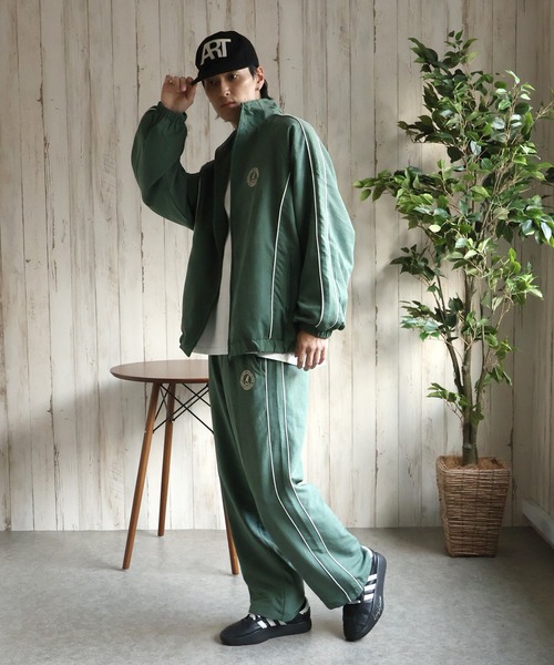 KANGOL(カンゴール)の「【KANGOL/カンゴール】ピーチスキン パイピング トラックパンツ(その他パンツ・メンズ・ブラウン/ブラック/グリーン/ネイビー・M/XL/L)」の5枚目の写真