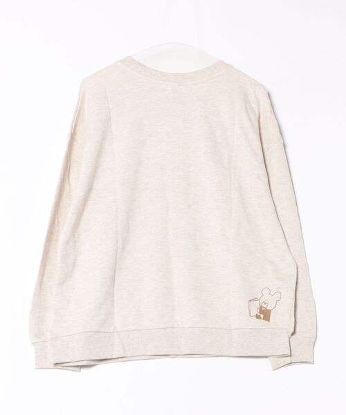 Honeys（ハニーズ）の「くまのがっこう／トップス（スウェット・レディース・スミクロ/オフホワイト/オートミール/ピンク/ネイビー・LL/M/L）」の9枚目の写真