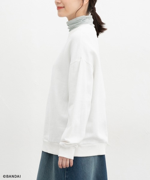 Honeys（ハニーズ）の「くまのがっこう／トップス（スウェット・レディース・スミクロ/オフホワイト/オートミール/ピンク/ネイビー・LL/M/L）」の12枚目の写真