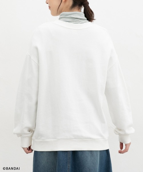 Honeys（ハニーズ）の「くまのがっこう／トップス（スウェット・レディース・スミクロ/オフホワイト/オートミール/ピンク/ネイビー・LL/M/L）」の13枚目の写真