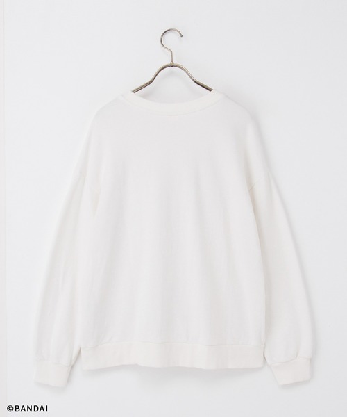 Honeys（ハニーズ）の「くまのがっこう／トップス（スウェット・レディース・スミクロ/オフホワイト/オートミール/ピンク/ネイビー・LL/M/L）」の15枚目の写真