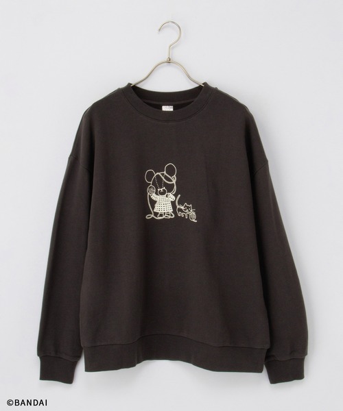 Honeys（ハニーズ）の「くまのがっこう／トップス（スウェット・レディース・スミクロ/オフホワイト/オートミール/ピンク/ネイビー・LL/M/L）」の19枚目の写真