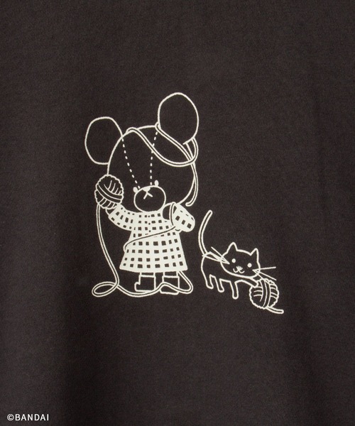 Honeys（ハニーズ）の「くまのがっこう／トップス（スウェット・レディース・スミクロ/オフホワイト/オートミール/ピンク/ネイビー・LL/M/L）」の21枚目の写真