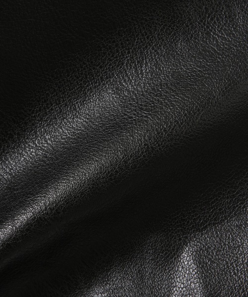 VICKY（ビッキー）の「ボアカラーフェイクレザーブルゾン（ブルゾン・レディース・ブラック/アイボリー・M）」の8枚目の写真