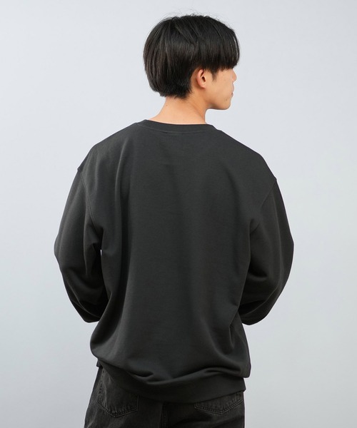 NEW BALANCE（ニューバランス）の「new balance/ニューバランス トレーナー スウェット クルーネック 裏毛 ヌメリック フレンチテリー クルー Numeric French Terry Crew MT51952（スウェット・メンズ・オリーブ/ブラック・2XL/XL/L/M）」の4枚目の写真