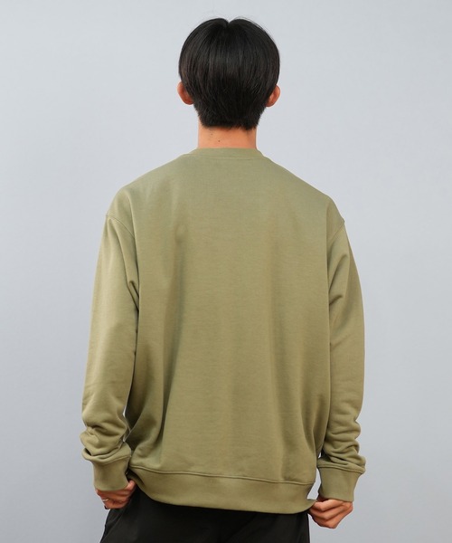 NEW BALANCE（ニューバランス）の「new balance/ニューバランス トレーナー スウェット クルーネック 裏毛 ヌメリック フレンチテリー クルー Numeric French Terry Crew MT51952（スウェット・メンズ・オリーブ/ブラック・2XL/XL/L/M）」の10枚目の写真