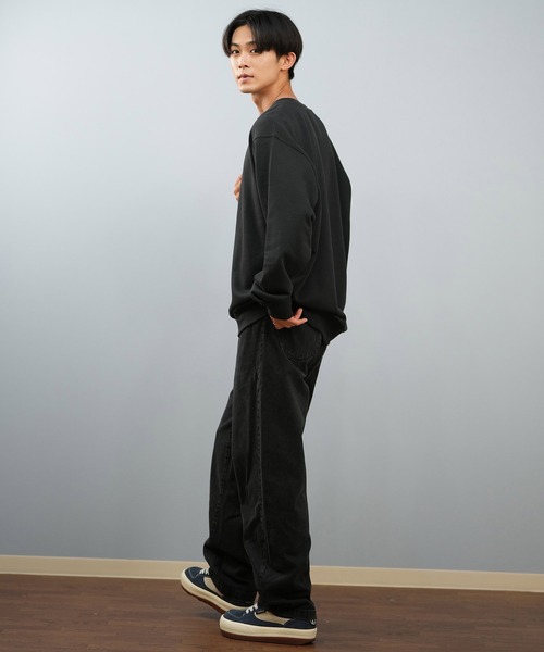 NEW BALANCE（ニューバランス）の「new balance/ニューバランス トレーナー スウェット クルーネック 裏毛 ヌメリック フレンチテリー クルー Numeric French Terry Crew MT51952（スウェット・メンズ・オリーブ/ブラック・2XL/XL/L/M）」の6枚目の写真