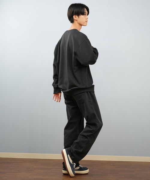 NEW BALANCE（ニューバランス）の「new balance/ニューバランス トレーナー スウェット クルーネック 裏毛 ヌメリック フレンチテリー クルー Numeric French Terry Crew MT51952（スウェット・メンズ・オリーブ/ブラック・2XL/XL/L/M）」の8枚目の写真