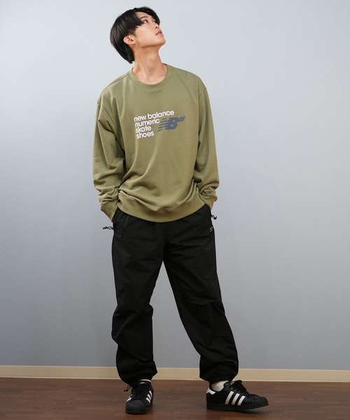 NEW BALANCE（ニューバランス）の「new balance/ニューバランス トレーナー スウェット クルーネック 裏毛 ヌメリック フレンチテリー クルー Numeric French Terry Crew MT51952（スウェット・メンズ・オリーブ/ブラック・2XL/XL/L/M）」の11枚目の写真