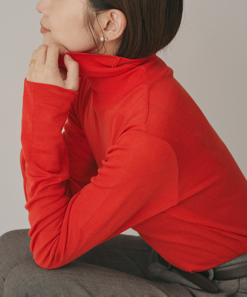 80セーターマシン タートルプルオーバー（Tシャツ/カットソー）｜IENA