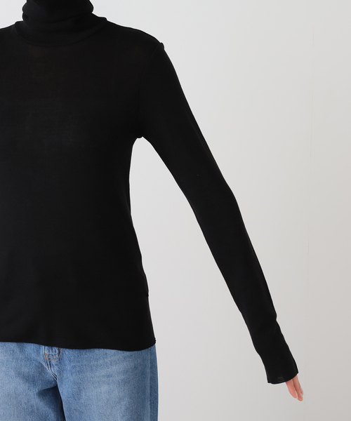 IENA（イエナ）の「80セーターマシン タートルプルオーバー（Tシャツ/カットソー・レディース・ブラック/アイボリー/レッド/ピンク・FREE）」の7枚目の写真