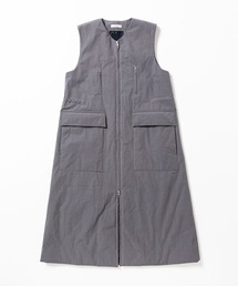 meanswhile（ミーンズワイル）の「Crisp Zipup Padding Dress×IHNN（ワンピース）」