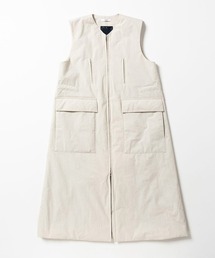 meanswhile（ミーンズワイル）の「Crisp Zipup Padding Dress×IHNN（ワンピース）」