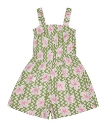 ROXY（ロキシー）の「PLAYA BABY PRINTED /ロキシーキッズ花柄ロンパース（サロペット/オーバーオール）」