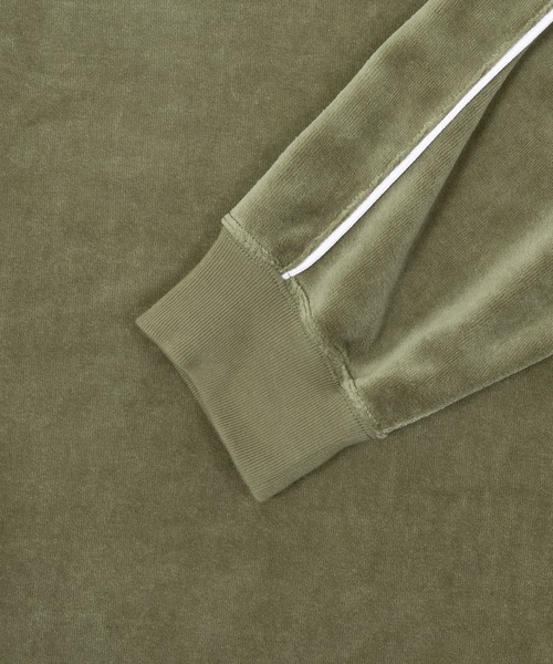 HUF（ハフ）の「H DOT VELOUR POLO（ポロシャツ・メンズ・ブラック/グリーン系その他・S/M/L/XL）」の5枚目の写真