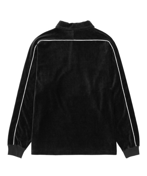 HUF（ハフ）の「H DOT VELOUR POLO（ポロシャツ・メンズ・ブラック/グリーン系その他・S/M/L/XL）」の8枚目の写真