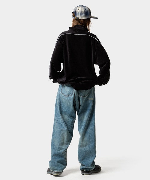 HUF（ハフ）の「H DOT VELOUR POLO（ポロシャツ・メンズ・ブラック/グリーン系その他・S/M/L/XL）」の13枚目の写真